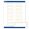Avery Printable Rectangle Labels with Sure Feed Technology, Gold Border with Gold Dots Design, 1" x 2-5/8", Matte White Permanent Labels, Laser/Inkjet, 160 Total, Great for Address Labels